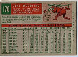 1959 Topps Baseball Cards      170     Gene Woodling